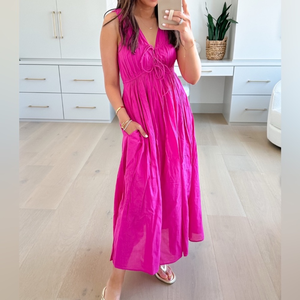 Abercrombie & Fitch hot pink dress